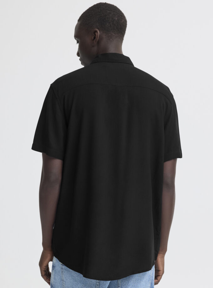 SHORT SLEEVE SHIRT - BLACK