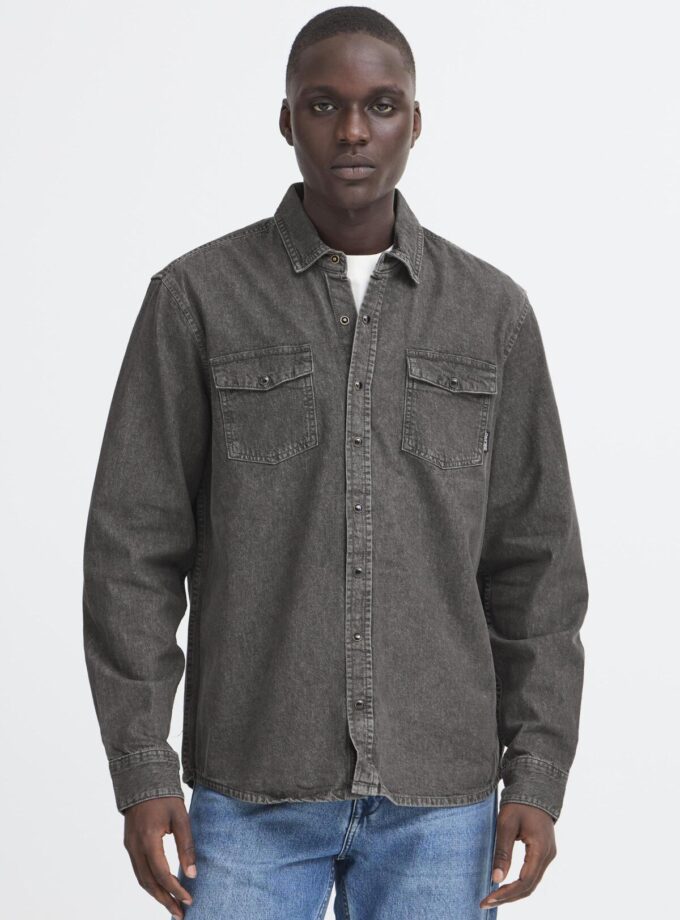 DENIM SHIRT - GREY