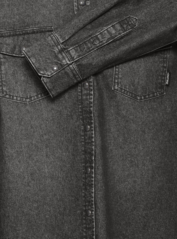 DENIM SHIRT - GREY
