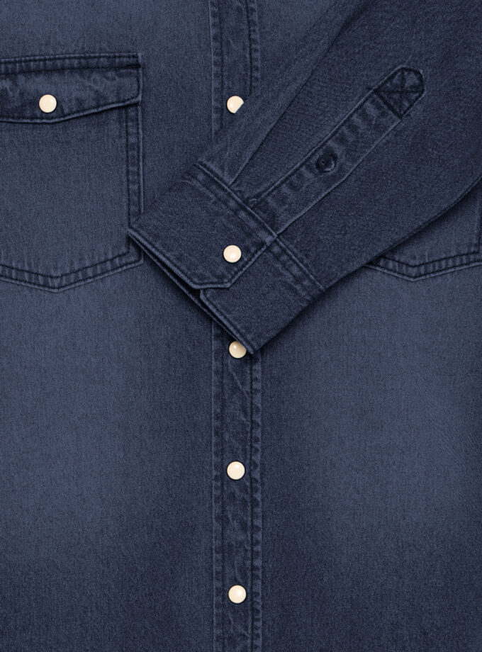 DENIM SHIRT - DARK BLUE
