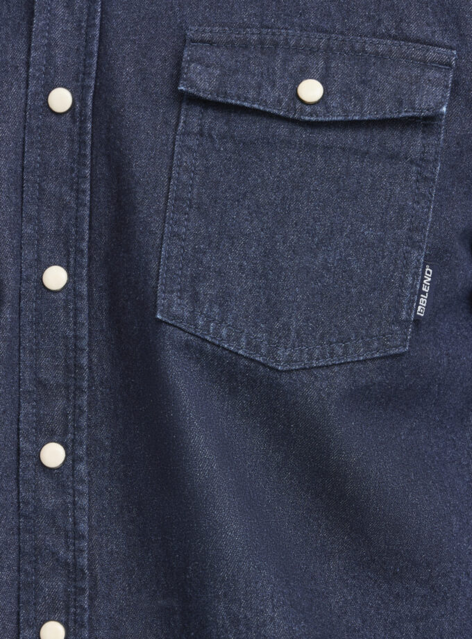 DENIM SHIRT - DARK BLUE