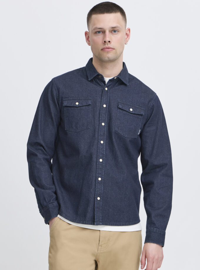 DENIM SHIRT  - DARK BLUE