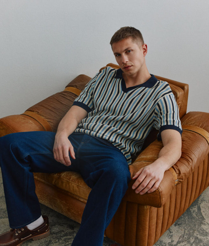 DENIM LOOSE FIT - DARK BLUE