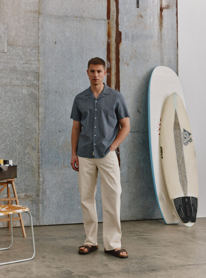 DENIM LOOSE FIT - ECRU