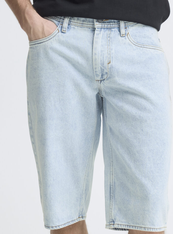 DENIM SHORTS LOOSE FIT - LIGHT BLUE