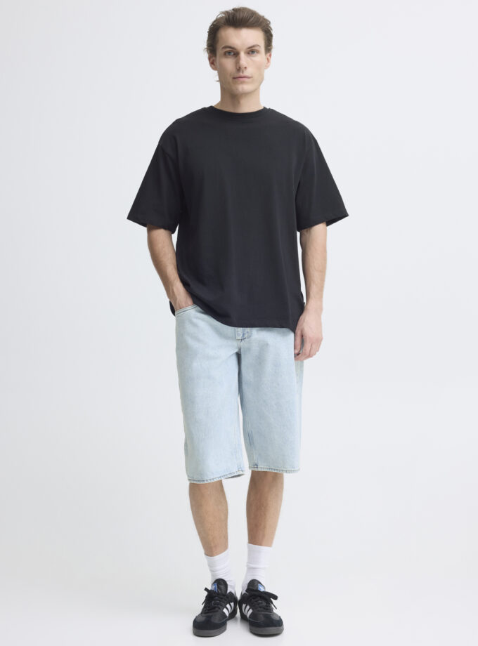 DENIM SHORTS LOOSE FIT - LIGHT BLUE