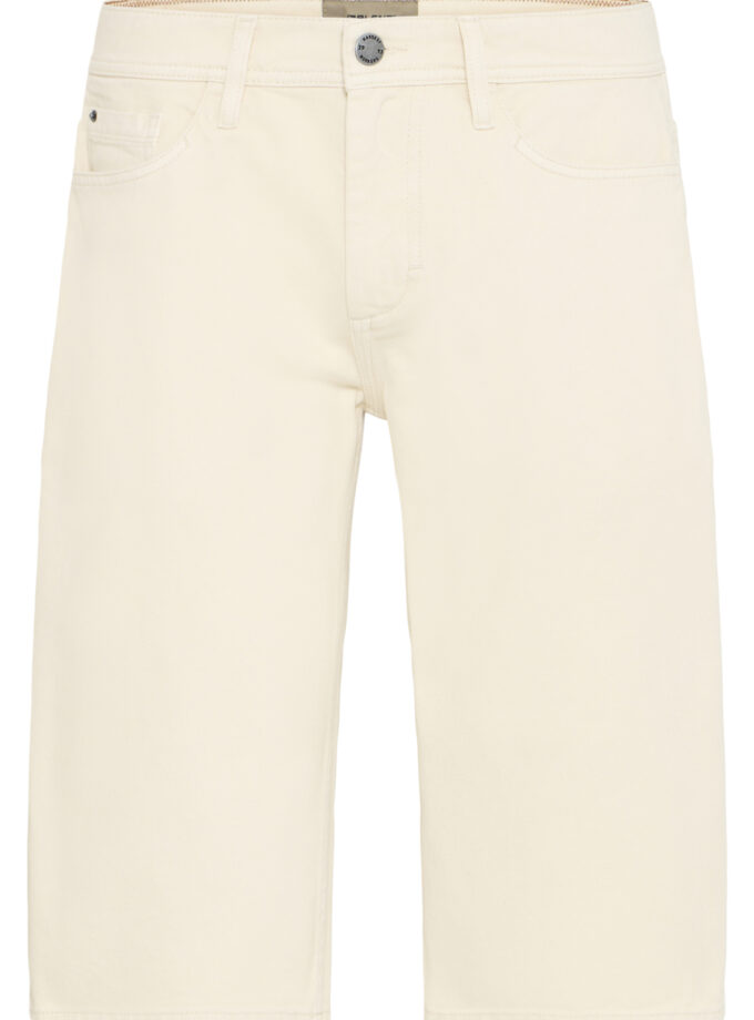 DENIM SHORTS LOOSE FIT - ECRU