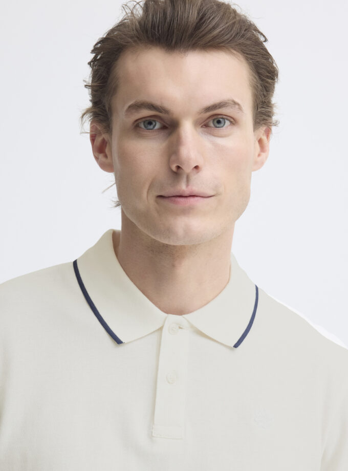 SHORT-SLEEVE POLO SHIRT - WHITE