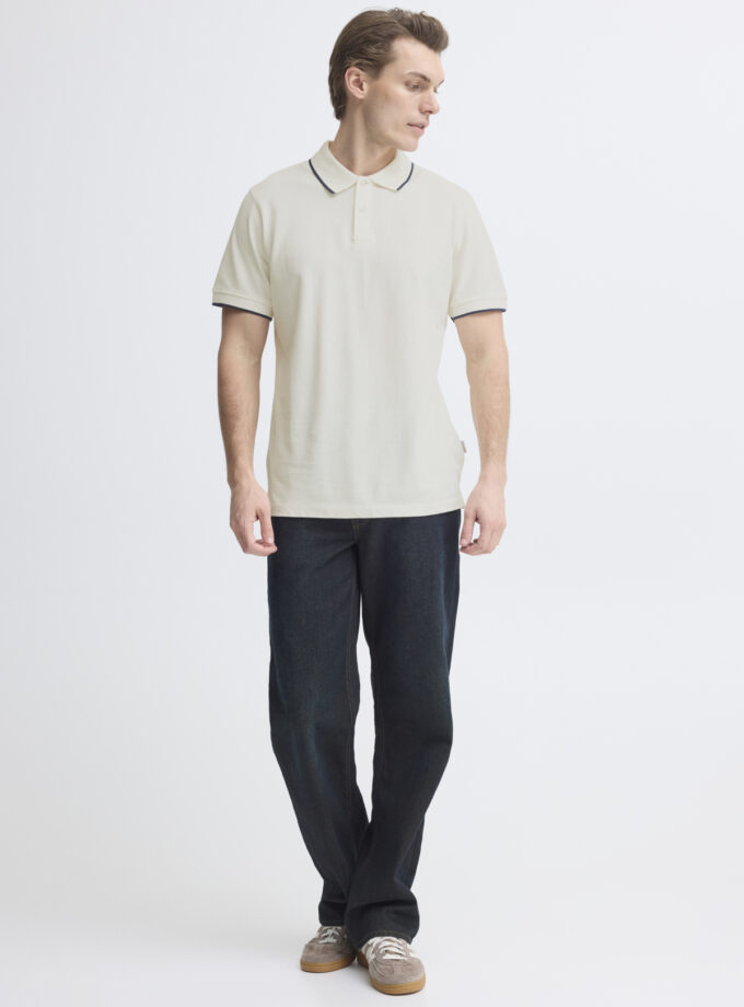 SHORT-SLEEVE POLO SHIRT - WHITE