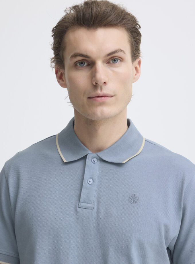 SHORT-SLEEVE POLO SHIRT - BLUE
