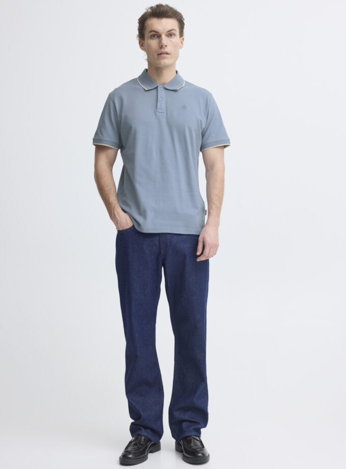 SHORT-SLEEVE POLO SHIRT - BLUE