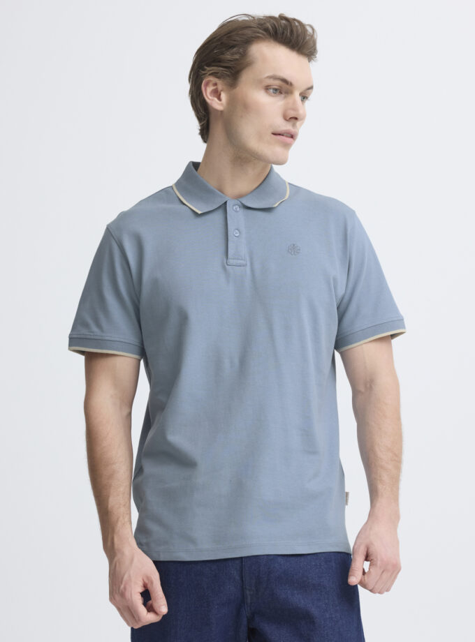 SHORT-SLEEVE POLO SHIRT - BLUE
