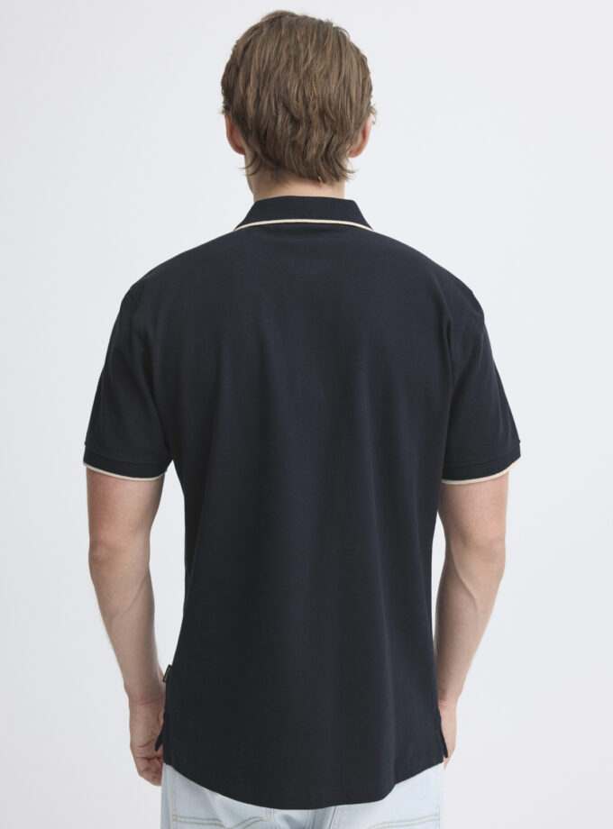 SHORT-SLEEVE POLO SHIRT - OFF BLACK