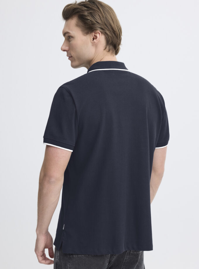 SHORT-SLEEVE POLO SHIRT - DARK BLUE