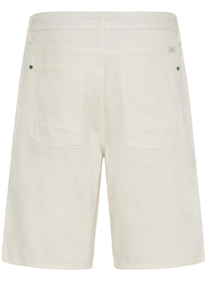 DENIM SHORTS - OFF WHITE