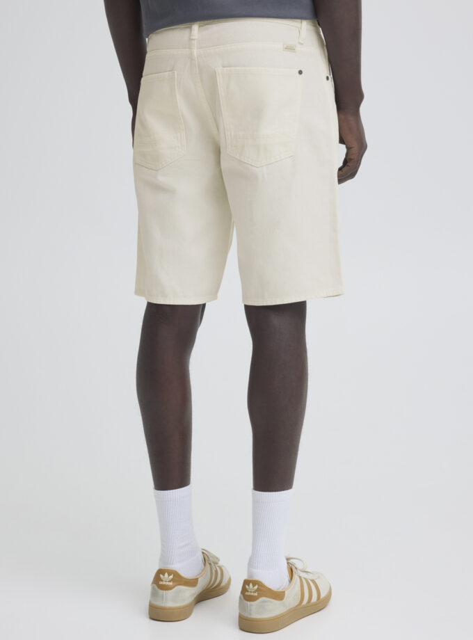 DENIM SHORTS - OFF WHITE