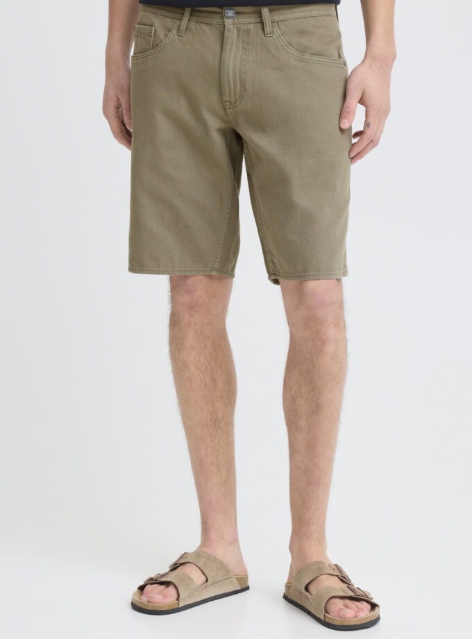 DENIM SHORTS - KHAKI