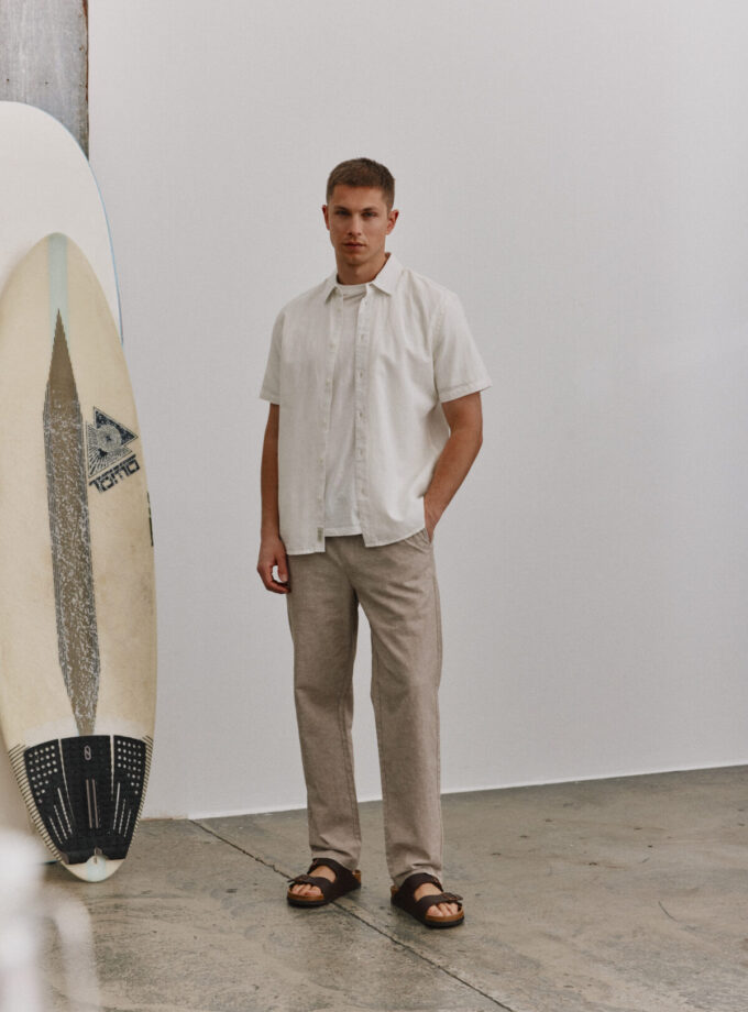 SHORT SLEEVE SHIRT - WHITE