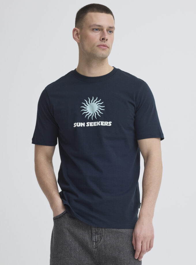 T - SHIRT  - DARK BLUE