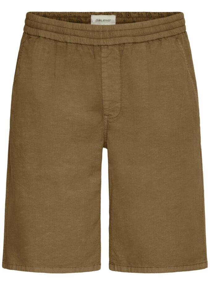 SHORTS REGULAR FIT - MUSTARD