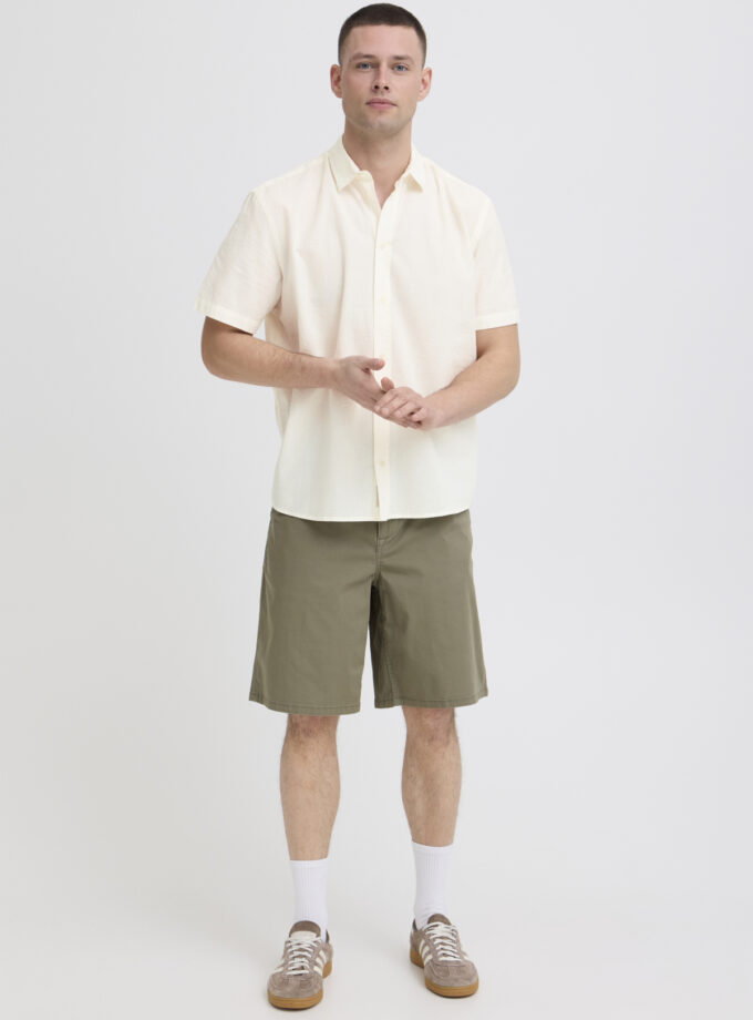 SHORT SLEEVE SHIRT - ICE WHITE