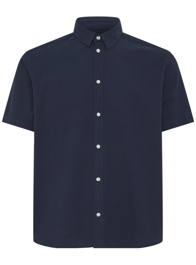SHORT SLEEVE SHIRT - DARK BLUE