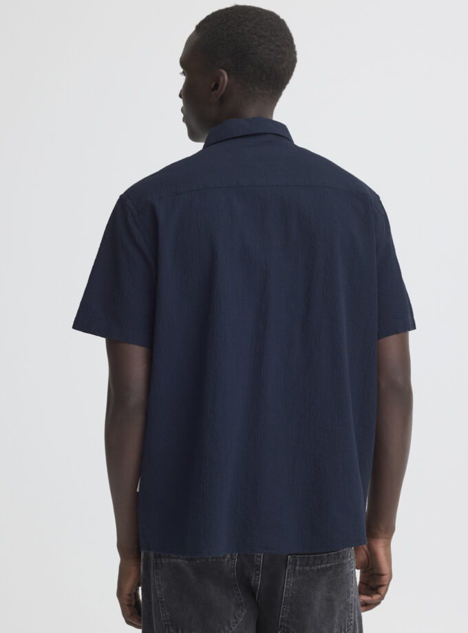 SHORT SLEEVE SHIRT - DARK BLUE