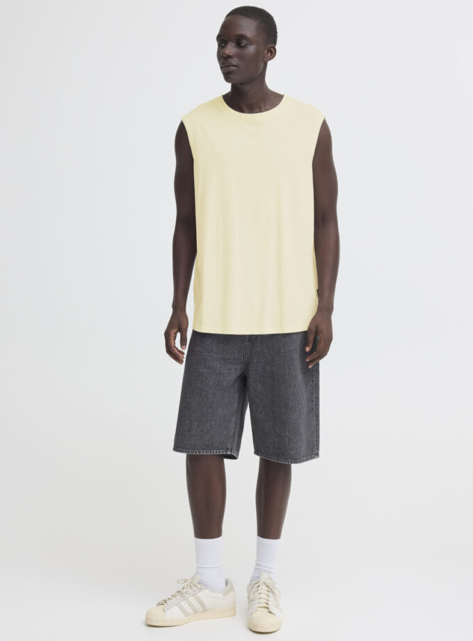 SLEEVELESS T-SHIRT - OFF WHITE