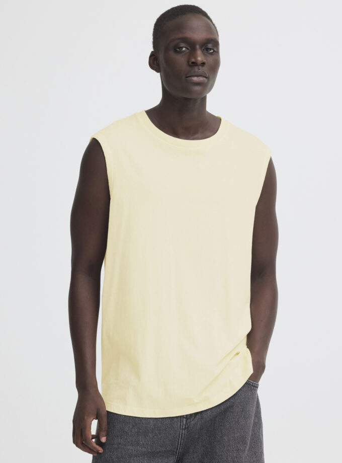 SLEEVELESS T-SHIRT - OFF WHITE