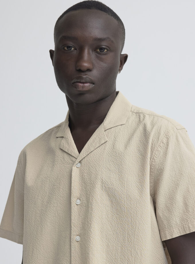 SHORT SLEEVE SHIRT - ECRU