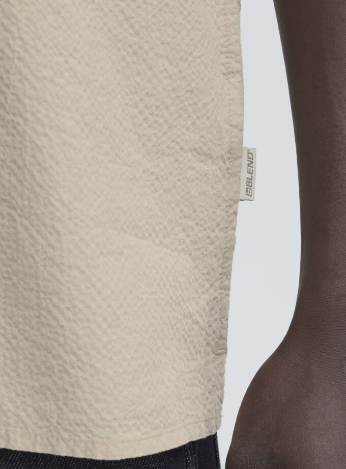 SHORT SLEEVE SHIRT - ECRU