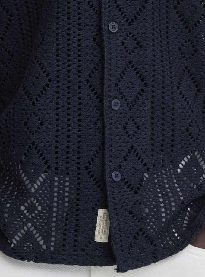 SHORT SLEEVE SHIRT - DARK BLUE