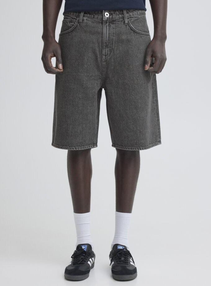 DENIM SORTS - GREY