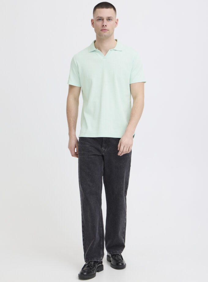 SHORT-SLEEVE POLO SHIRT - MINT