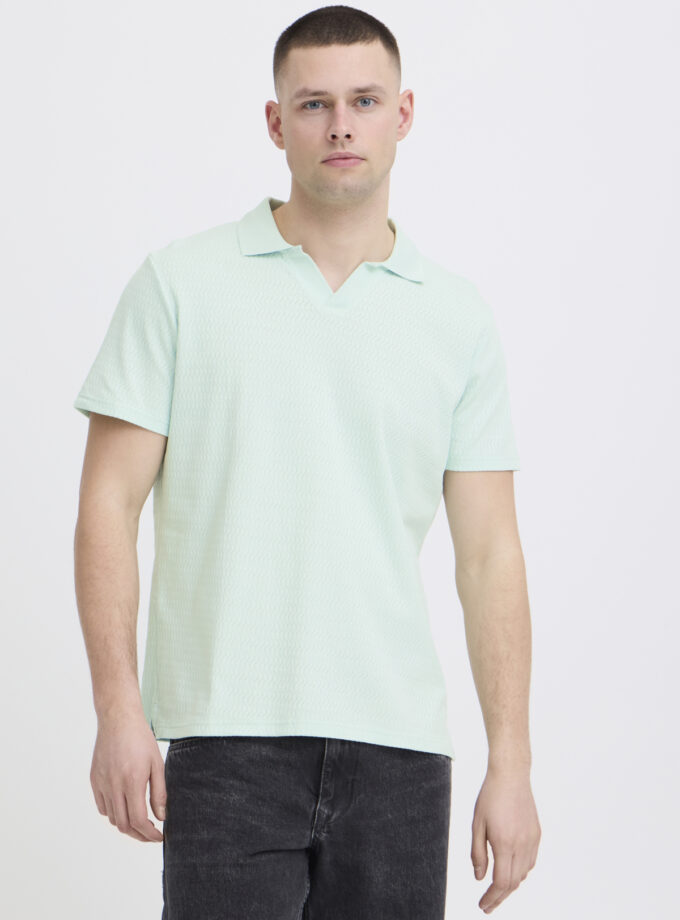 SHORT-SLEEVE POLO SHIRT - MINT