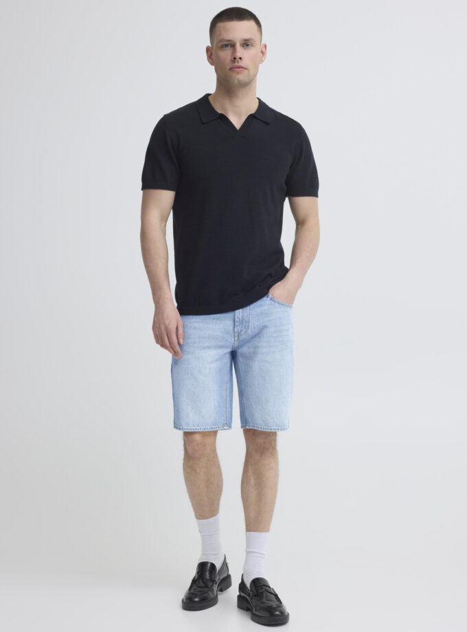 DENIM SHORTS  -  LIGHT BLUE