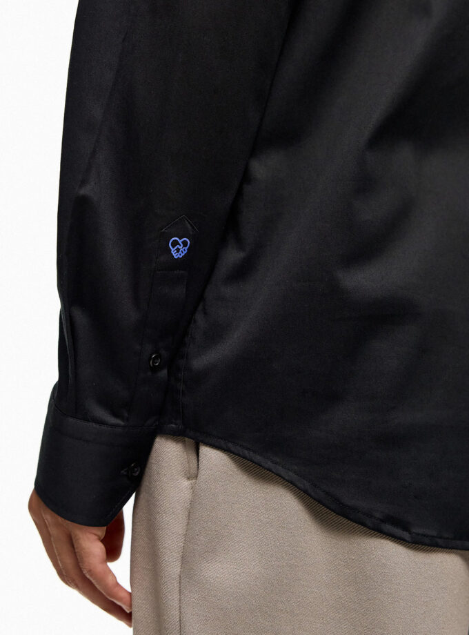 CLEAN CUT NECK SHIRT - WHITE (EXCLUSIVE ONLINE)