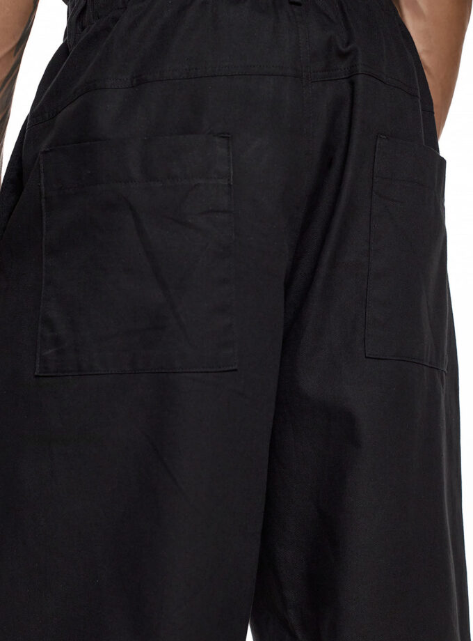 WIDE - LEG TAILORED TROUSERS - BLACK (EXCLUSIVE ONLINE)