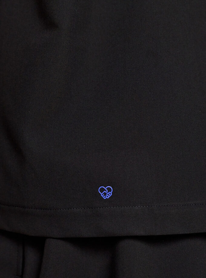 SLEEVELESS DOUBLE-BREASTED VEST - BLACK (EXCLUSIVE ONLINE)