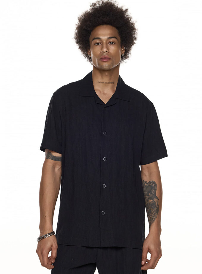 SHORT-SLEEVE SHIRT – BLACK