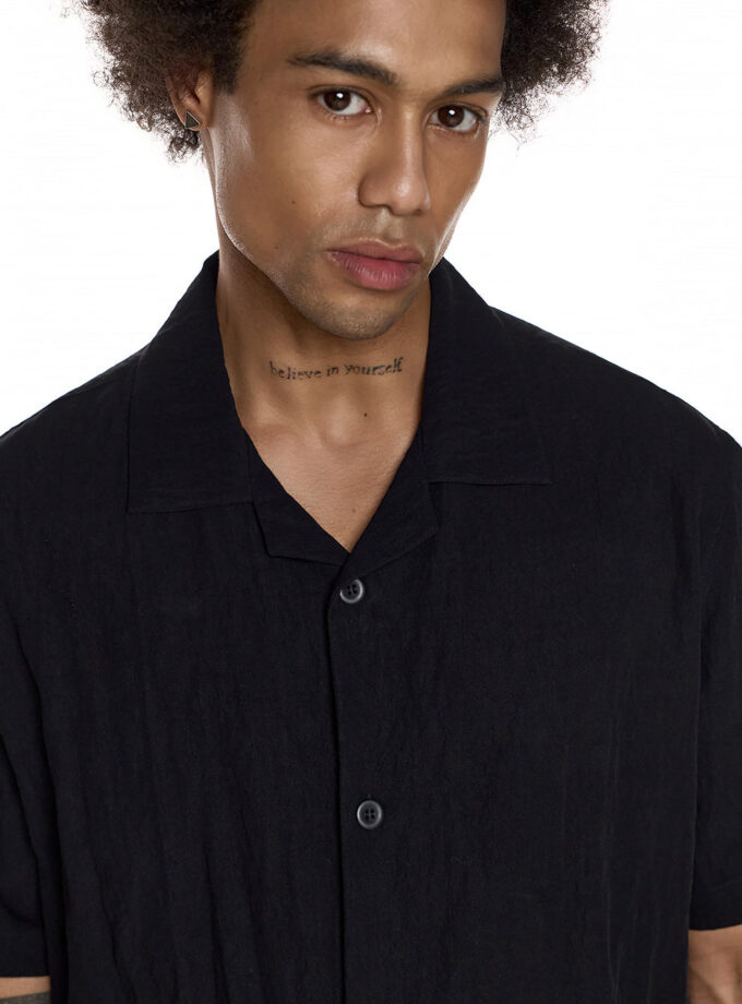 SHORT-SLEEVE SHIRT – BLACK