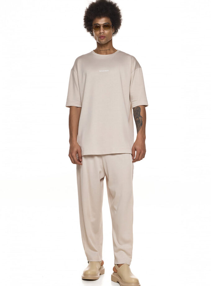 OVERSIZED LOGO T-SHIRT – ECRU (EXCLUSIVE ONLINE)