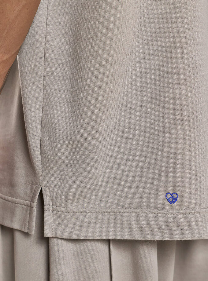 OVERSIZED LOGO T-SHIRT – GREY (EXCLUSIVE ONLINE)