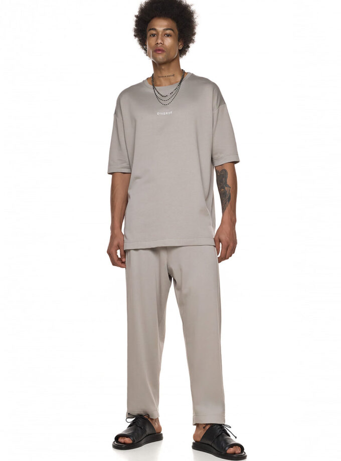 OVERSIZED LOGO T-SHIRT – GREY (EXCLUSIVE ONLINE)