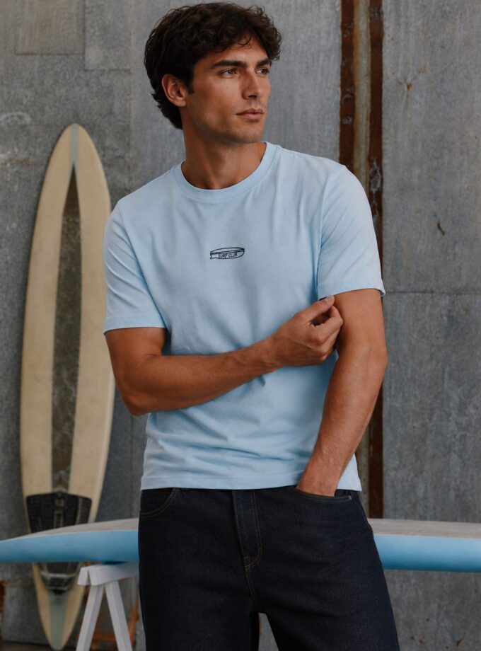 T-SHIRT  - LIGHT BLUE
