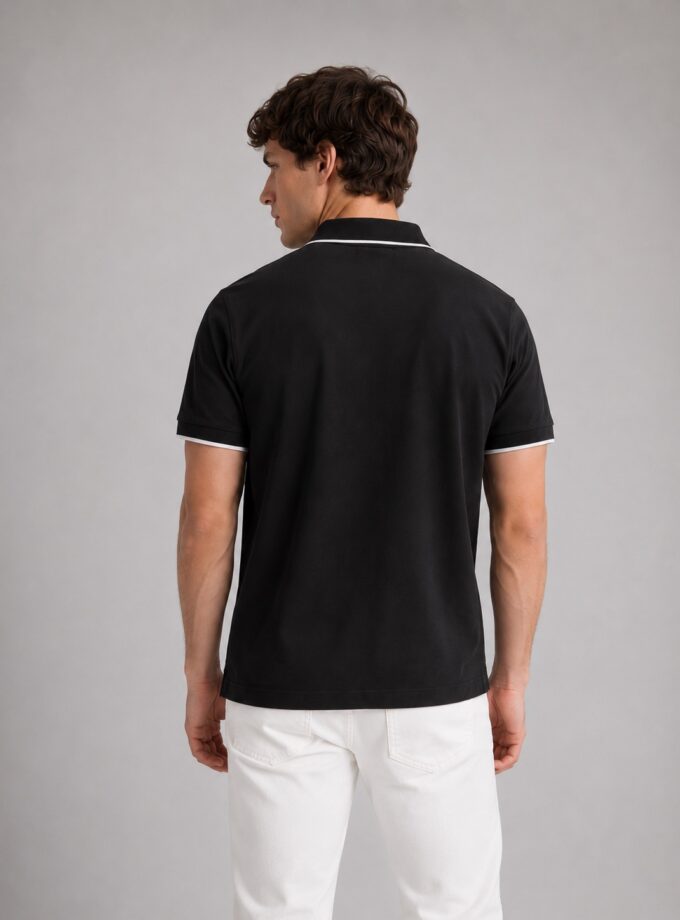 SHORT-SLEEVE POLO SHIRT - DARK BLUE