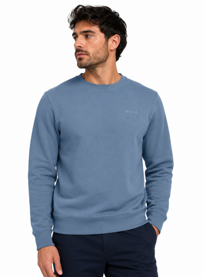 CREWNECK SWEATSHIRT - INDIGO