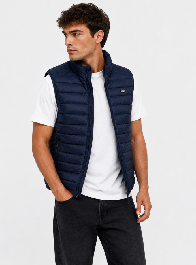 PUFFER VEST - BLUE