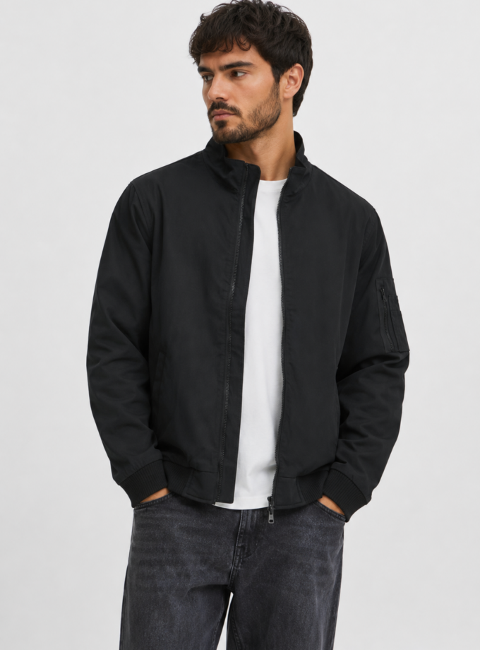 JACKET - OFF BLACK