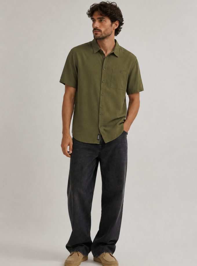 SHORT SLEEVE SHIRT - KHAKI